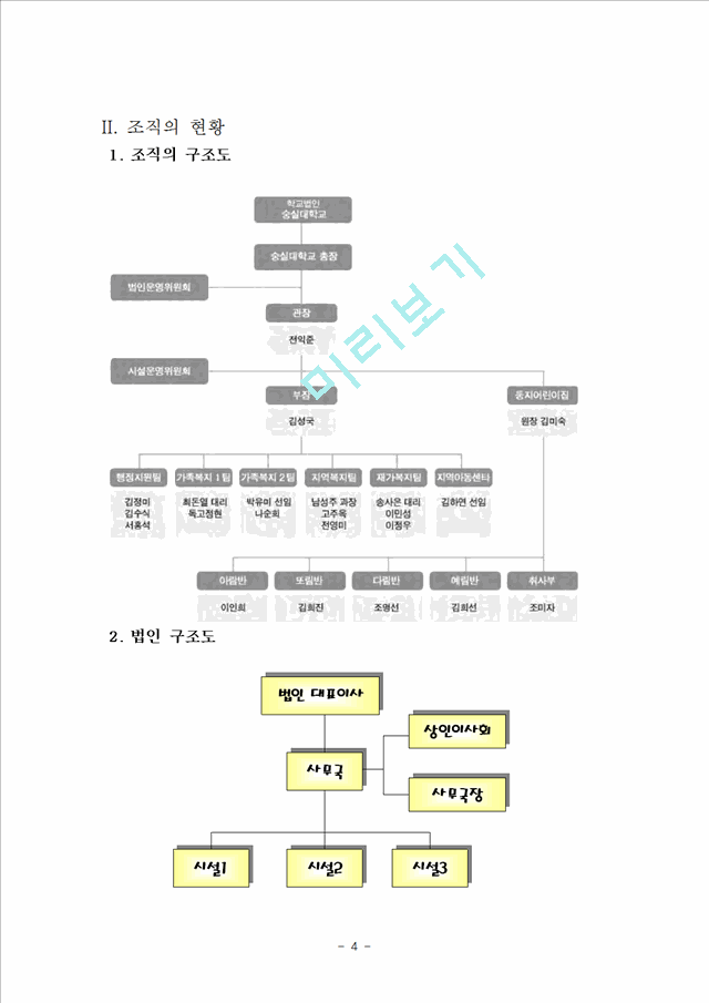 1000원][복지기관 행정] 복지기관 분석 및 SWOT과 개선방안 (숭실대학교 사당종합사회복지관).hwp